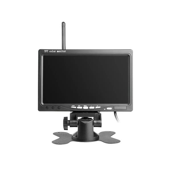 Trådlös backkamera, 7" display, Auto IR-mörkerseende, 120°, IP67, lång räckvidd