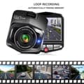 Miniatyrbild 2 av 3: Dashcam Bil dash cam 1080P mörkerseende och 6 c skärm