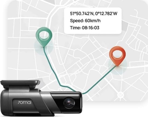 Videonauhuri 70mai Dash Cam M500 128 GB (M500128G)