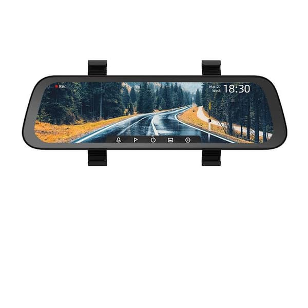 9,35 tums fullskärm HD 1080P 130FOV körinspelare, automatisk bilvideobandspelare