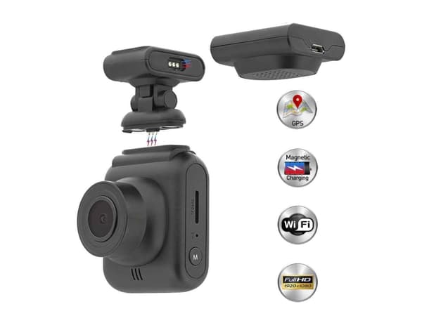 Tellur Dash Patrol DC2 FullHD 1080P, GPS Juodas