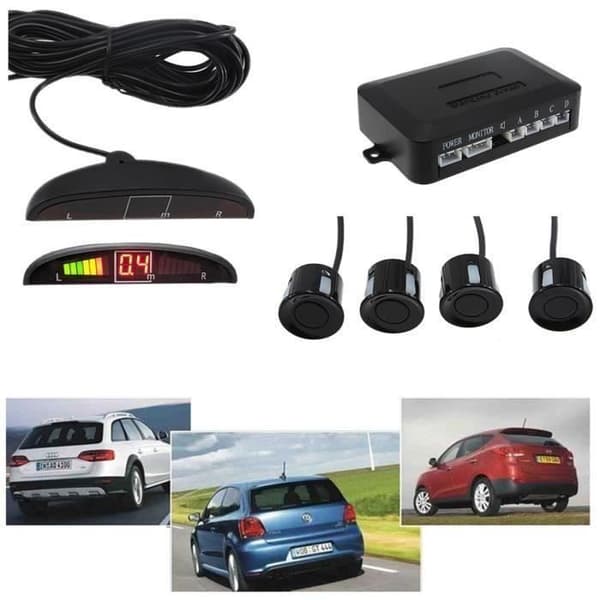 ANG TEMPSA 4 Parkeringssensor LED Bakre backradar Billjudlarm