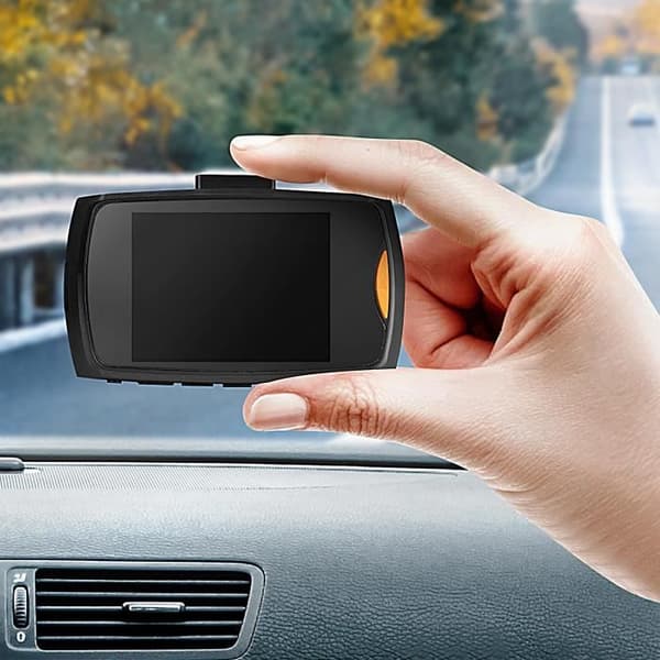 Dashcam Full HD 1080p Video Frontkamera för diskret och kompakt bil