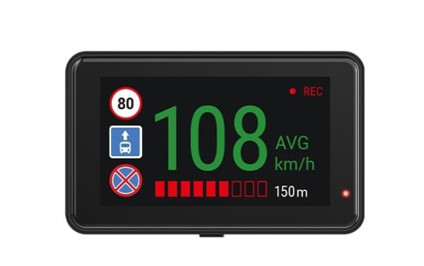 Navitel R980 4K, 4K Ultra HD, 3840 x 2160 pixels, 140°, TS, Black, IPS