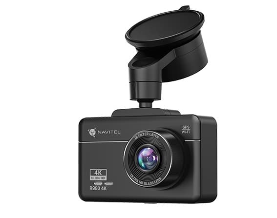 Navitel R980 4K, 4K Ultra HD, 3840 x 2160 pixels, 140°, TS, Black, IPS