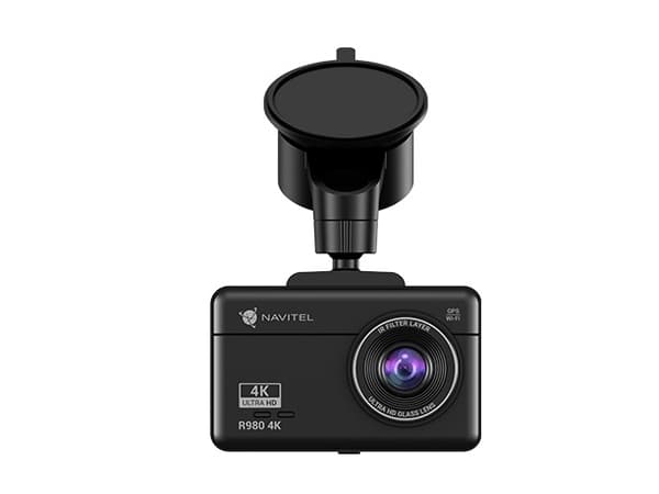 Navitel R980 4K, 4K Ultra HD, 3840 x 2160 pixels, 140°, TS, Black, IPS