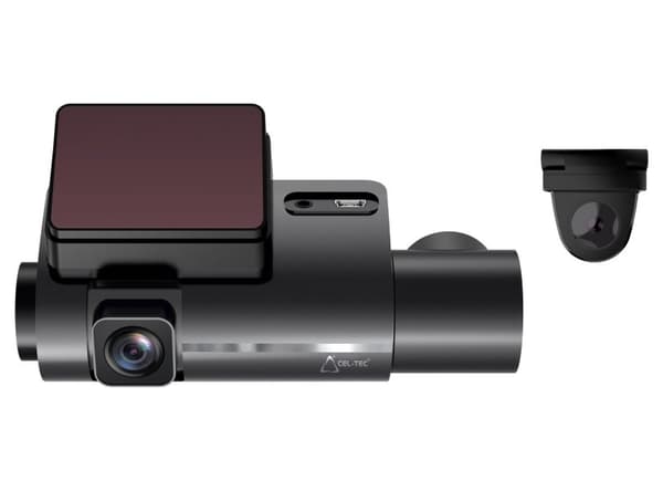 CEL-TEC palubní kamera do auta K5 Triple/Přední, zadní 1080p/ vnitřní kamera HD/3" IPS LCD/WiFi/g senzor/