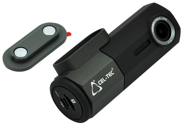 CEL-TEC palubní kamera do auta Red Cobra Wi-Fi Magnetic/1080p/WiFi/g senzor/magnetický držák/
