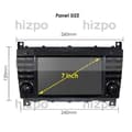 Miniatyrbild 4 av 4: 4G+64G 8 Core Android10 Bilradio Multimediaspelare för Mercedes Benz C Class W203 2004-2007 CLC CLK W209 Carplay GPS Navi