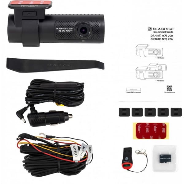 BlackVue DR770X-1CH 64 Gt -yksikanavainen autokamera