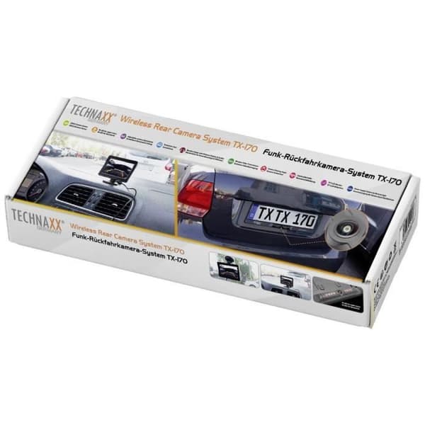 Technaxx TX-170 Trådlöst videobacksystem, automatisk dag/nattväxling, parkeringshjälpsensorer, in