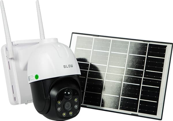 Blow IP-kamera 78-826# Blow-kamera 4g ptz 3mp h-393 solar med 8w batteri