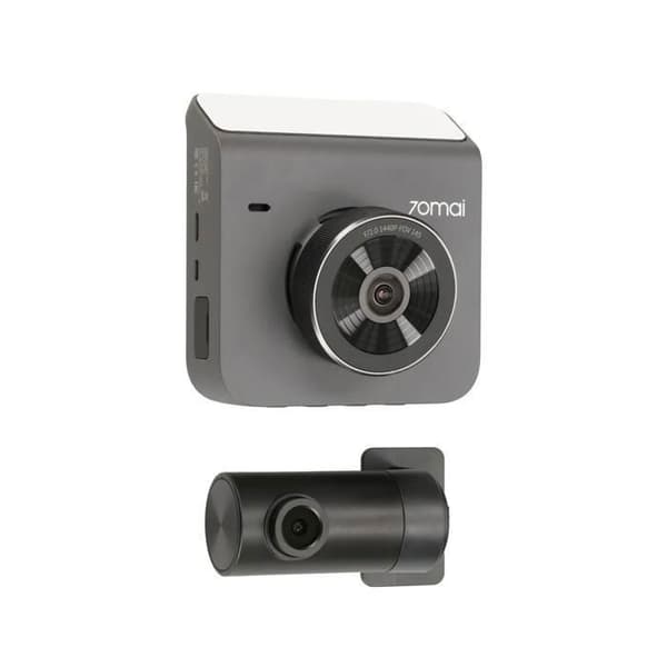 70mai Dash Cam A400 + RC09 Grå | Dash Cam | 1440p + 1080p, GPS, Wi-Fi
