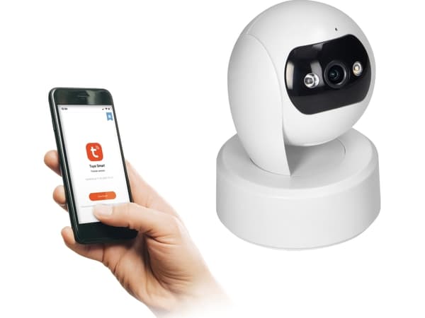Orno IP-kamera PTZ-kamera inomhus, 4MP, Wi-Fi, minne, tvåvägskommunikation