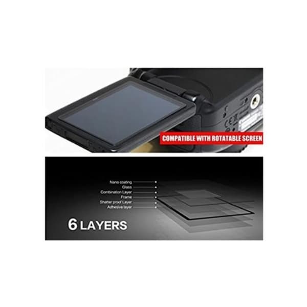 GGS IV självhäftande optiskt glas LCD-skärmskyddsfilm för Nikon-kamera - D810
