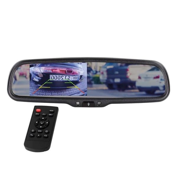 Spegelmonitor 4.3 tum 2x höggljudvideoingång