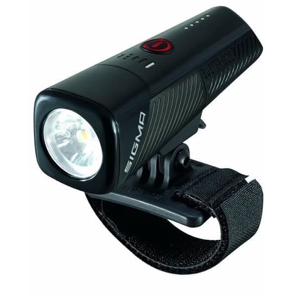 Led cykelljus till Sigma Buster 800 USB hjälm - svart - TU