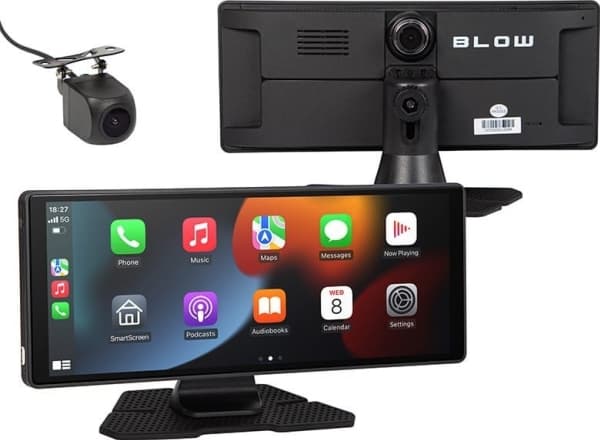 78-430# Carplay5.0 trådløs multimediastasjon med videoopptaker og ryggekamera