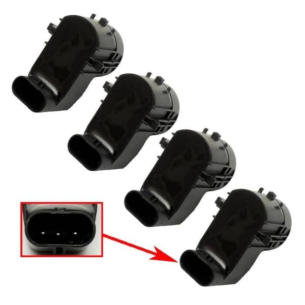 4 BACKUP RADAR - PARKERINGSENSOR AVGJORD FÖR SKODA FABIA II ROOMSTER - 5J0919275A