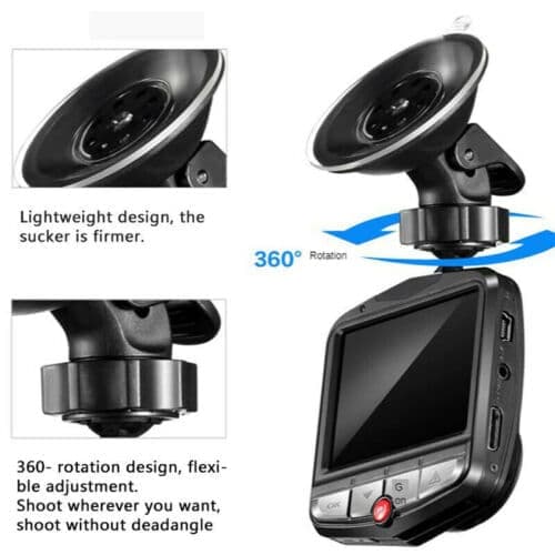Dash Cam Mini Car DVR 2.4″ HD Front Or Rear Camera Video Recorder Night Vision