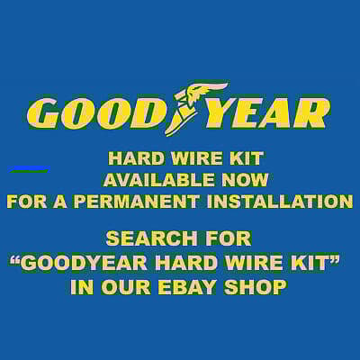 Goodyear HD Mirror Dash Cam Car DVR Video Recorder with Front and Rear Camera