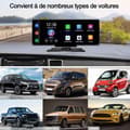 Miniatyrbild 4 av 4: TD Bluetooth Car Navigator 10,26 tum HD GPS Navigator Trådlös bakåtriktad kamera Röstnavigering Pekskärmsnavigator