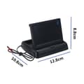 Miniatyrbild 3 av 4: WINKSOAR Kit 4,3″ Backkamera LCD-skärm Bakre bildskärm Vikbar trådlös Auto Round