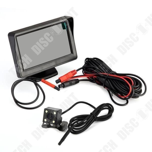 TD® backkamera 4.3 TFT LCD bilbacksmonitor + Backup nattseende backkamera