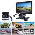 Miniatyrbild 2 av 4: Kabelbackkamera med 18 IR LED nattsyn 7" TFT LCD-skärm för RV-Buss-Trailer-Bil - Husvagn (Ex-kabel)