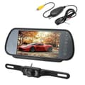 Miniatyrbild 1 av 4: TD® Backkamera 7" LCD TFT-skärm Backspegel Trådlös Backup-kamera för Bil Auto/