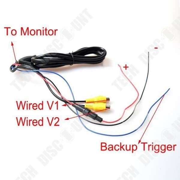 TD® Backup Camera 7" 12-24V Dash Mount LCD Monitor Screen- Parkeringssystem Truck Bus-10m Videoförlängningskabel