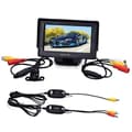 Miniatyrbild 1 av 4: TD® 4,3-tums TFT LCD-skärm + Trådlös kamerasats för säkerhetskopiering av bilder - Biltillbehör