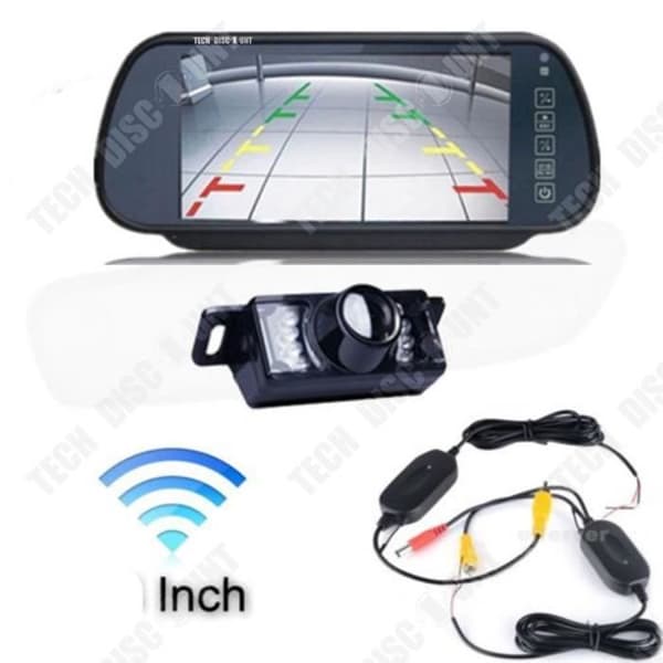 TD® trådlös backkamera wifi spegel husbil för bil lastbil gps mercedes trådlös universal registreringsskylt