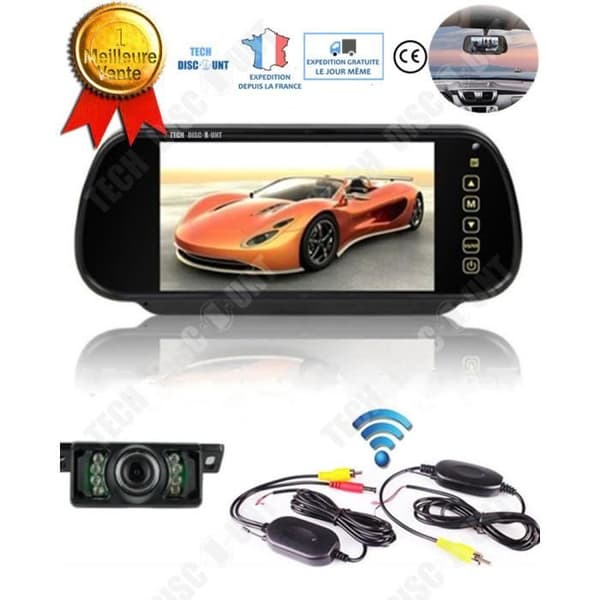TD® trådlös backkamera wifi spegel husbil för bil lastbil gps mercedes trådlös universal registreringsskylt