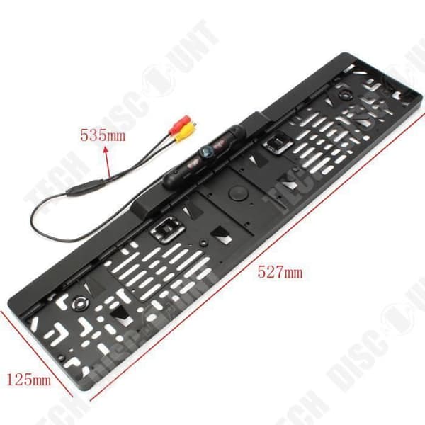 TD® trådlös bilkamera 7" TFT-backkamera med spegelmonitor + 170° IR backkamera
