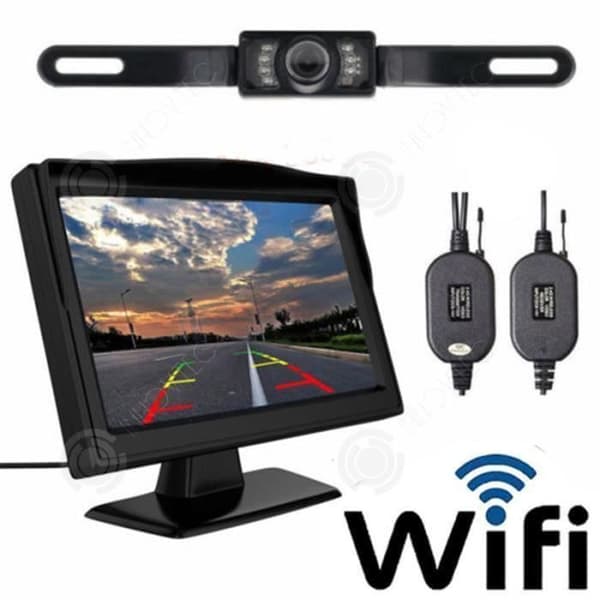 INN® Car Camper Van Backup Camera Kit med skärmparkering Stor upplösning HD Night Vision trådlös lastbilsbil