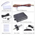 Miniatyrbild 3 av 4: INN Reversing Radar främre bak parkeringssensor assisterad ljudsystem digital LED-display 8 sensorer parkeringslarm