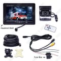 Miniatyrbild 2 av 4: TD® trådbunden säkerhetsbackupkamera 18 IR LED Night Vision 7" TFT LCD-skärm för husbil, buss, släp, lastbil, husvagn