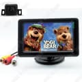 Miniatyrbild 4 av 4: TD® 4,3 tums LCD-skärm + bilkamera plus 10 m video linbana backdisplay radar natt bilkamera svart