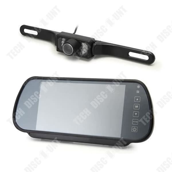 TD® Backkamera 7" LCD TFT-skärm Backspegel Trådlös Backup-kamera för Auto Car High Definition