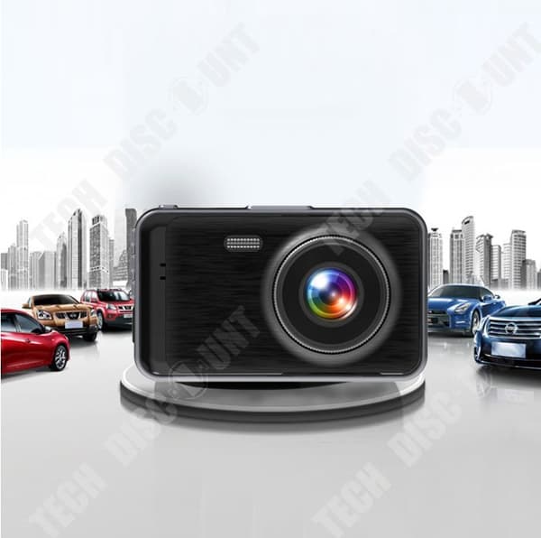 TD® främre och bakre bilinspelare med dubbla linser HD 1080P Night Vision 24H Parkeringsbilsövervakning