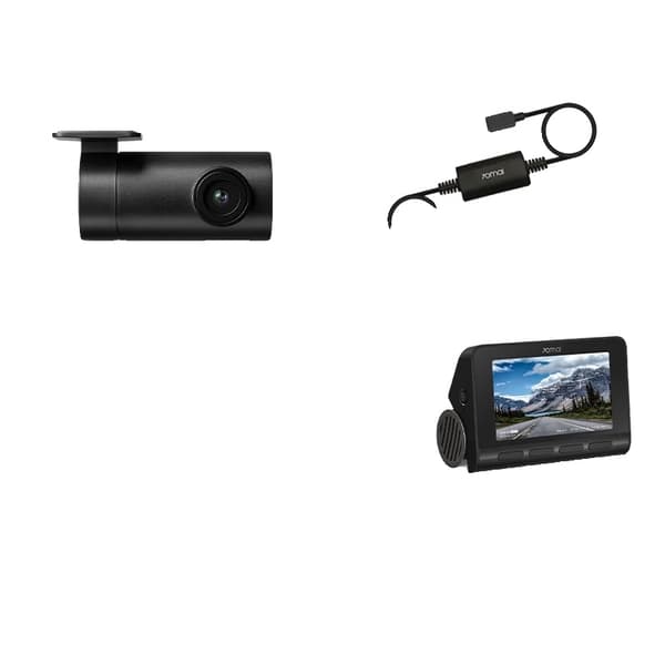 70mai Dash Cam 4K, Dubbelkanalsinspelning, Inbyggd GPS,UHS-I U3 64GB, A810 Set n UP03 Kit