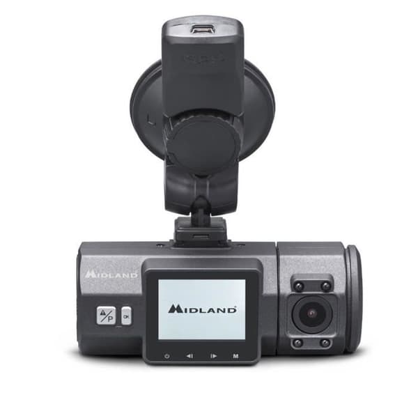 Bil DVR med Dual Midland Street Guardian C1285 Full HD 1080P Dubbla GPS-inspelningskameror