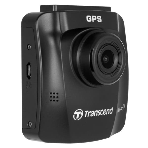 Inbyggd kamera + GPS Transcend DrivePro 230Q TS-DP230Q-32G Horisontell betraktningsvinkel=130° 12 V batteri, inbyggd mikrofon