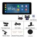 Miniatyrbild 3 av 6: Ecran Carplay 6,86" för bil med pekskärm Bluetooth inklusive backkamera svart