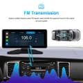 Miniatyrbild 5 av 6: Ecran Carplay 6,86" för bil med pekskärm Bluetooth inklusive backkamera svart