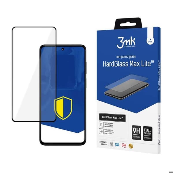 Motorola Moto G82 5G - 3MK HardGlass Max Lite Svart