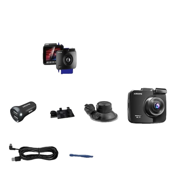 Dash Cam, 4K Ultra HD-inspelning, inbyggd GPS,GS63H-Standard-Lista, Ingen