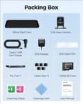 Miniatyrbild 2 av 2: Dash Cam, 4K-upplösning, Dual HDR, NightShot-funktion,PG17 Pro, AZDOME Kort 128GB