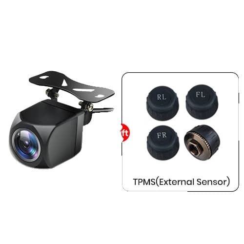 Bilens backspegelskamera, nattvisionsfunktion, 1080P högupplösning,HS20 TPMS